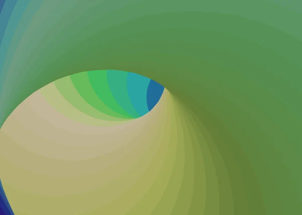 Color Swirl Warmhole Vortex Twist Generative Art Background Illustration — 스톡 벡터