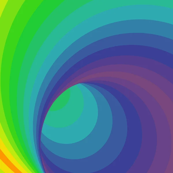 Colore Vortice Warmhole Vortex Twist Generative Art Sfondo Illustrazione — Vettoriale Stock