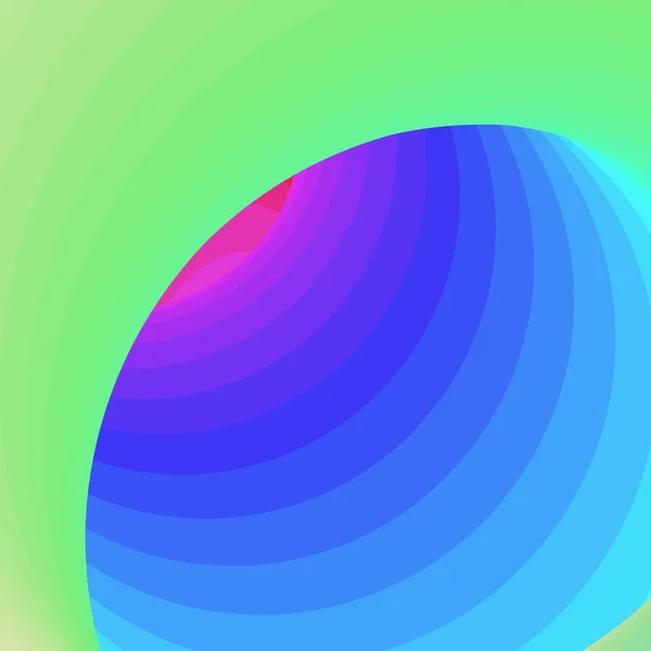 Farbe Swirl Kunst Hintergrund Illustration — Stockvektor