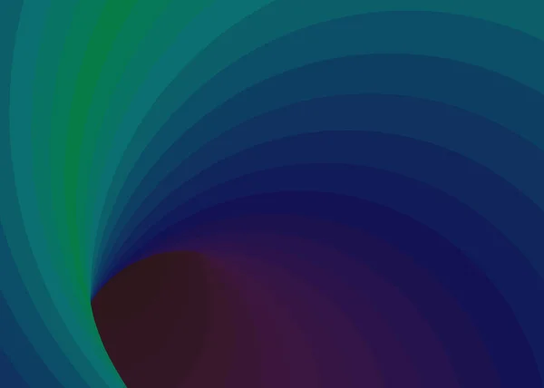 Farbe Swirl Hintergrund Generative Art Illustration Twist — Stockvektor