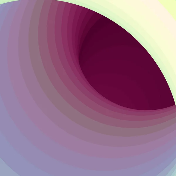 Farbe Wirbel Wurmloch Wirbel Twist Generative Kunst Vektor Illustration — Stockvektor