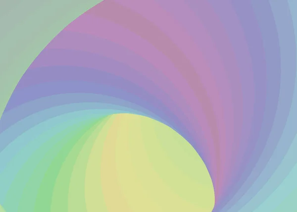 Farbe Swirl Hintergrund Generative Art Illustration Twist — Stockvektor