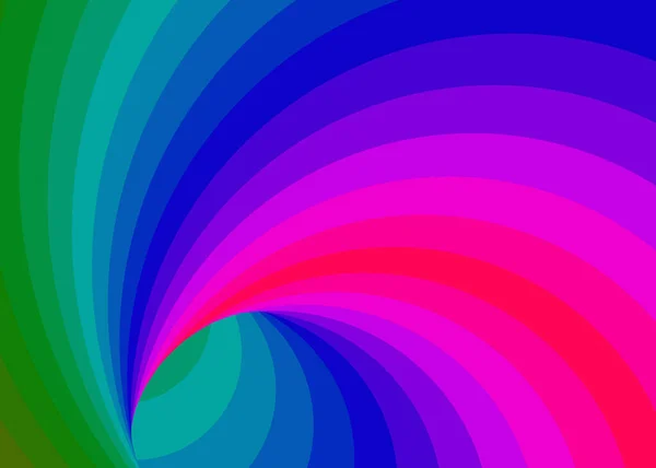 Färg Swirl Bakgrund Generativ Konst Illustration Vrid — Stock vektor