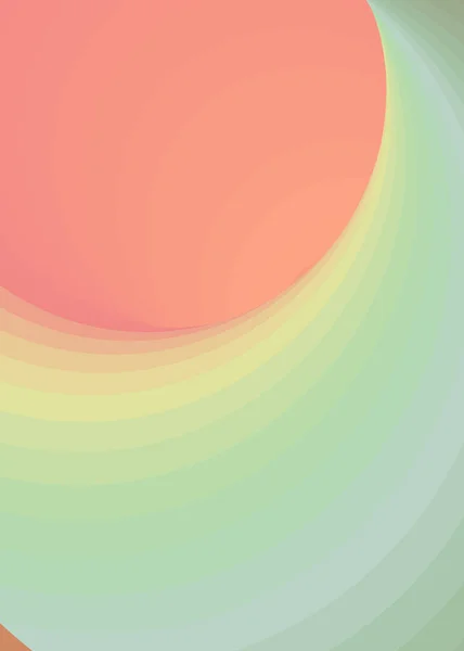 Color Swirl Generative Art Hintergrundillustration — Stockvektor