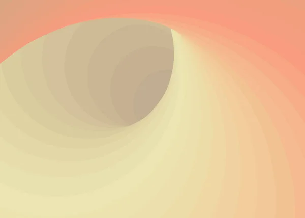 Farbe Swirl Hintergrund Generative Art Illustration Twist — Stockvektor