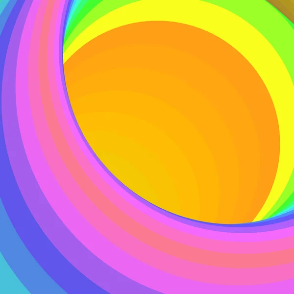 Color Swirl Generative Art Background Illustration — Stock Vector