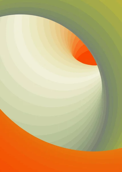 Color Swirl Generative Art Hintergrundillustration — Stockvektor