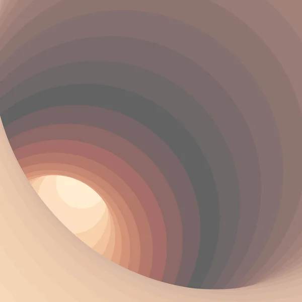 Farbe Swirl Warmhole Vortex Twist Generative Art Hintergrundillustration — Stockvektor