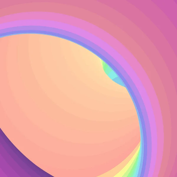 Color Swirl Generative Art Hintergrundillustration — Stockvektor