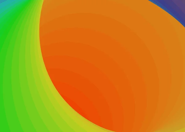 Color Swirl Generative Art Hintergrundillustration — Stockvektor