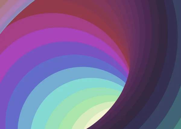 Farbe Swirl Hintergrund Generative Art Illustration Twist — Stockvektor