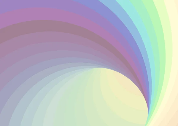 Färg Swirl Varmhål Vortex Twist Generativ Konst Bakgrund Illustration — Stock vektor