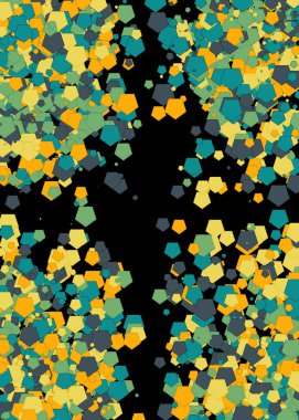 Renkli Üretken Sanat arkaplan çizimi