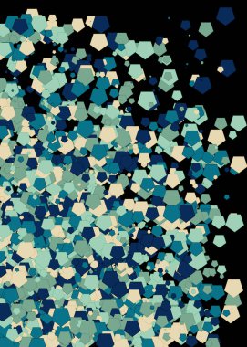 Renkli Üretken Sanat arkaplan çizimi