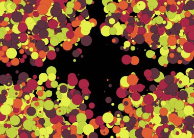 Renkli geometrik arkaplan vektörü çizimi