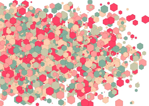 Kolorowe Geometryczne Tło Wektor Ilustracja — Wektor stockowy