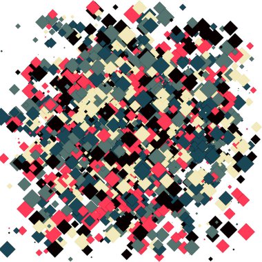 Renkli geometrik arkaplan vektörü çizimi