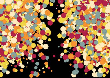 Renkli geometrik arkaplan vektörü çizimi