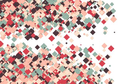 Renkli geometrik arkaplan vektörü çizimi