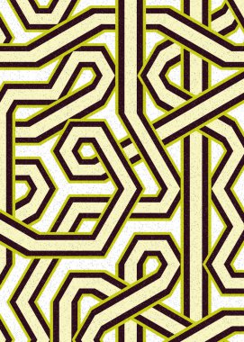 Renkli Altıgen Döşeme, Sanat Çizimi, Arkaplan Tasarımı