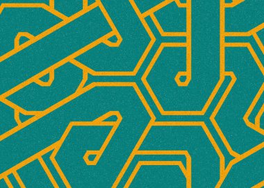 Renkli Altıgen Döşeme, Sanat Çizimi, Arkaplan Tasarımı