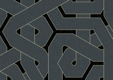 Renkli Altıgen Döşeme, Sanat Çizimi, Arkaplan Tasarımı