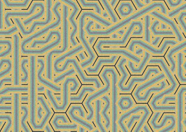 Renkli Altıgen Döşeme, Sanat Çizimi, Arkaplan Tasarımı