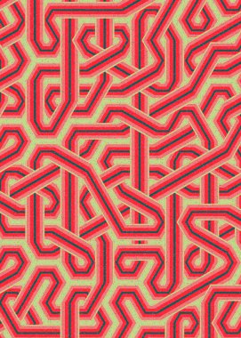 Renkli Altıgen Döşeme, Sanat Çizimi, Arkaplan Tasarımı