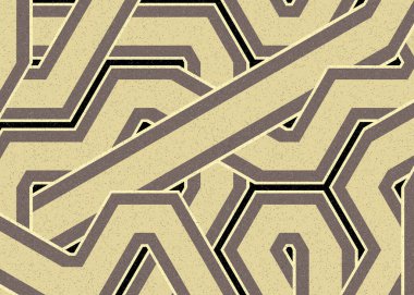 Renkli Altıgen Döşeme, Sanat Çizimi, Arkaplan Tasarımı