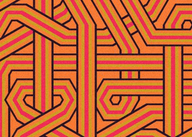 Renkli Altıgen Döşeme, Sanat Çizimi, Arkaplan Tasarımı