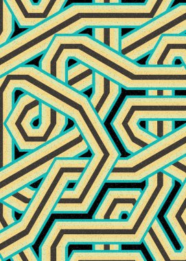 Renkli Altıgen Döşeme, Sanat Çizimi, Arkaplan Tasarımı