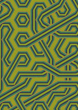 Renkli Altıgen Döşeme, Sanat Çizimi, Arkaplan Tasarımı