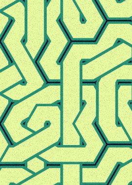 Renkli Altıgen Döşeme, Sanat Çizimi, Arkaplan Tasarımı