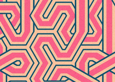 Renkli Altıgen Döşeme, Sanat Çizimi, Arkaplan Tasarımı