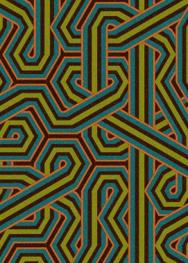 Renkli Altıgen Döşeme, Sanat Çizimi, Arkaplan Tasarımı