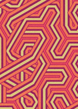 Renkli Altıgen Döşeme, Sanat Çizimi, Arkaplan Tasarımı