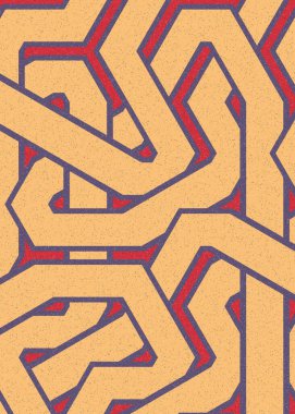 Renkli Altıgen Döşeme, Sanat Çizimi, Arkaplan Tasarımı