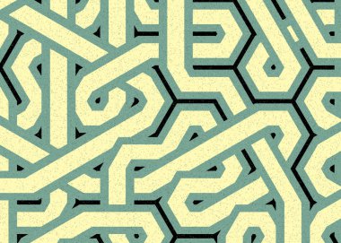 Renkli Altıgen Döşeme, Sanat Çizimi, Arkaplan Tasarımı