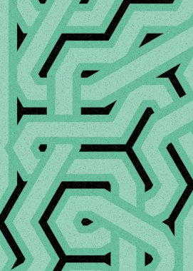 Renkli Altıgen Döşeme, Sanat Çizimi, Arkaplan Tasarımı