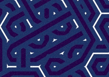 Renkli Altıgen Döşeme, Sanat Çizimi, Arkaplan Tasarımı