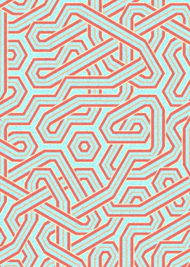 Renkli Altıgen Döşeme, Sanat Çizimi, Arkaplan Tasarımı