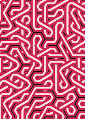 Renkli Altıgen Döşeme, Sanat Çizimi, Arkaplan Tasarımı