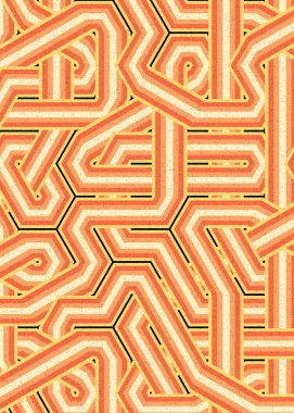 Renkli Altıgen Döşeme, Sanat Çizimi, Arkaplan Tasarımı