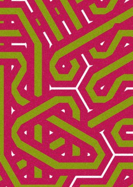 Renkli Altıgen Döşeme, Sanat Çizimi, Arkaplan Tasarımı