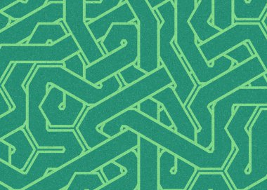 Renkli Altıgen Döşeme, Sanat Çizimi, Arkaplan Tasarımı