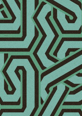 Renkli Altıgen Döşeme, Sanat Çizimi, Arkaplan Tasarımı