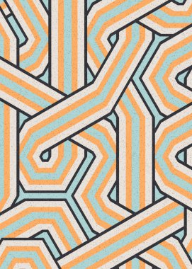 Renkli Altıgen Döşeme, Sanat Çizimi, Arkaplan Tasarımı