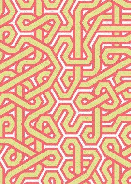 Renkli Altıgen Döşeme, Sanat Çizimi, Arkaplan Tasarımı