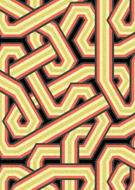 Renkli Altıgen Döşeme, Sanat Çizimi, Arkaplan Tasarımı