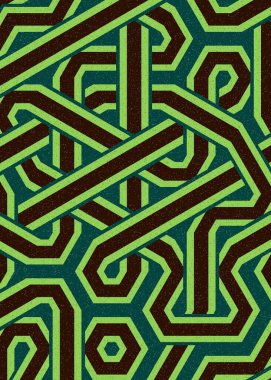 Renkli Altıgen Döşeme, Sanat Çizimi, Arkaplan Tasarımı